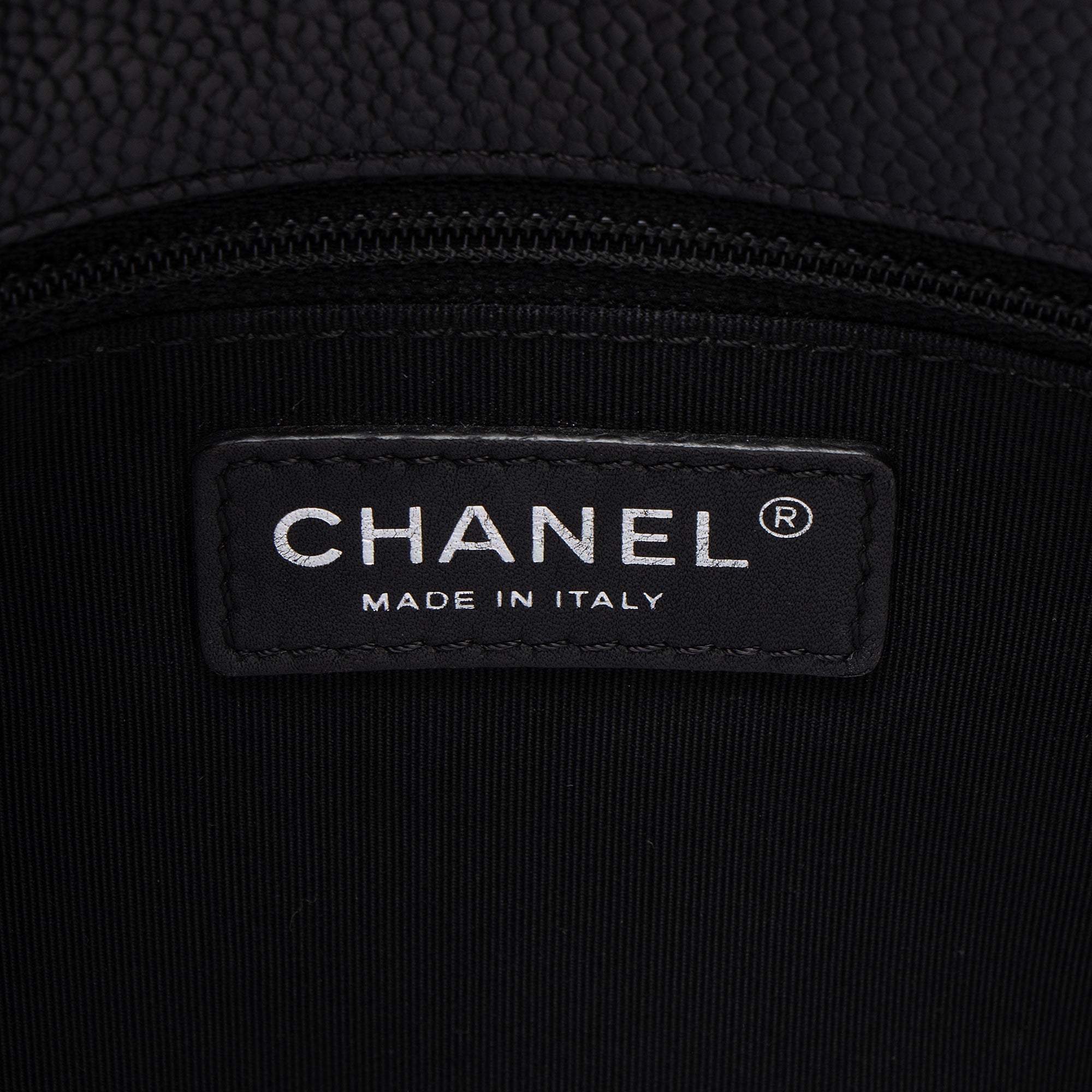 Chanel Caviar Leather City Small Shopping Tote