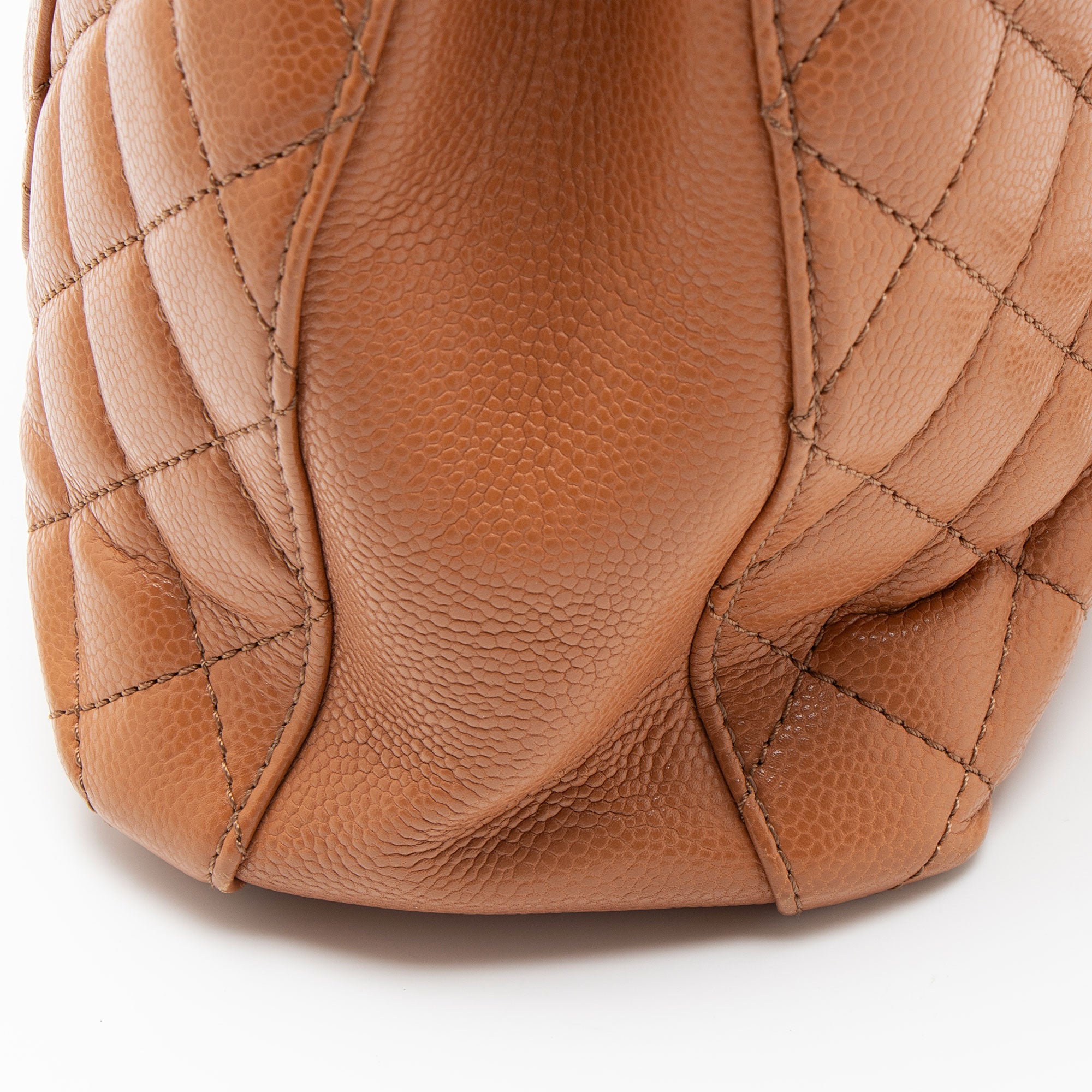 Chanel Caviar Leather City Small Shopping Tote