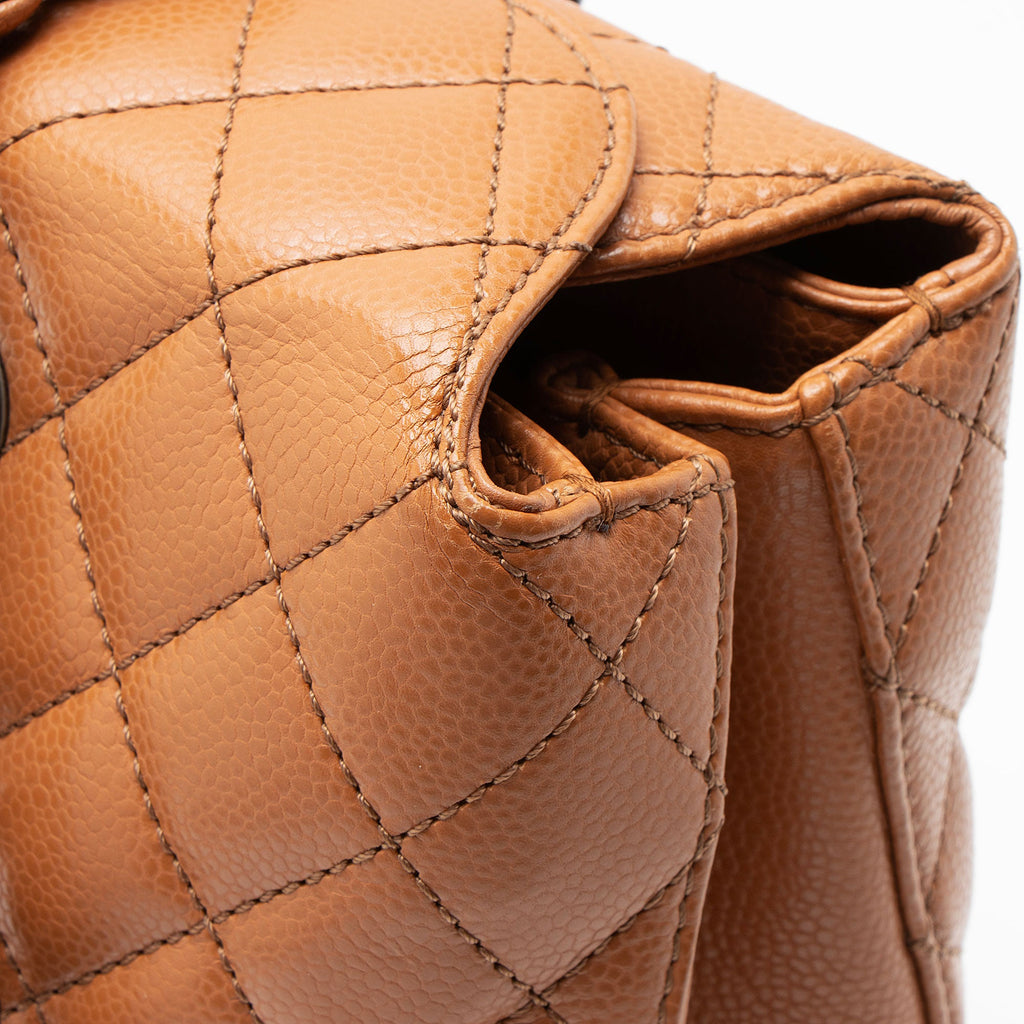 Chanel Caviar Leather City Small Shopping Tote
