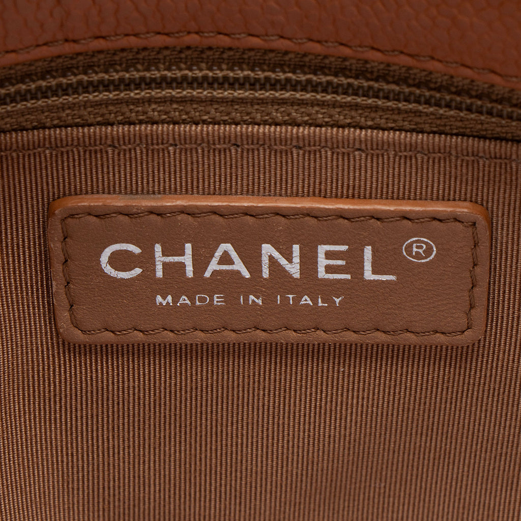 Chanel Caviar Leather City Small Shopping Tote