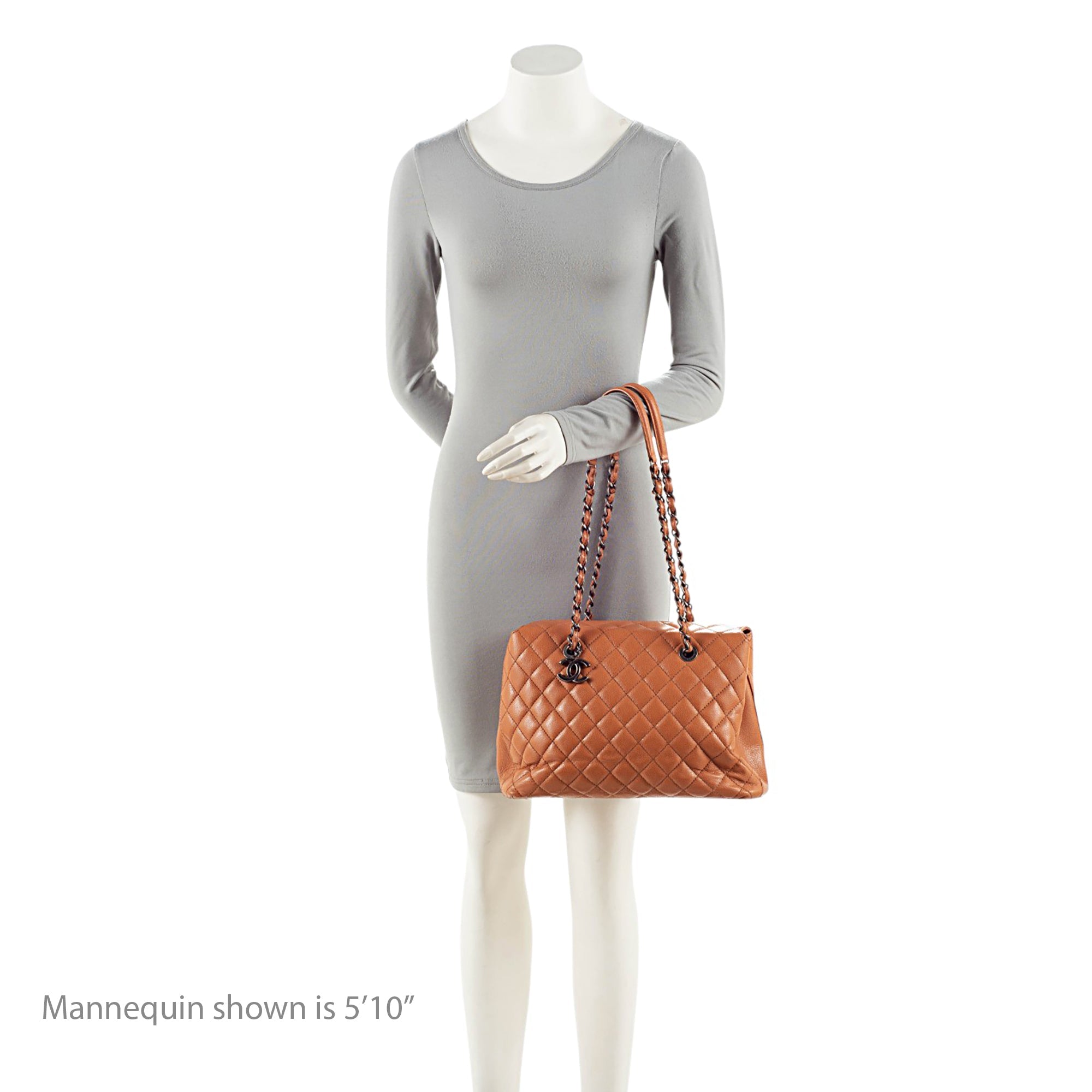 Chanel Caviar Leather City Small Shopping Tote