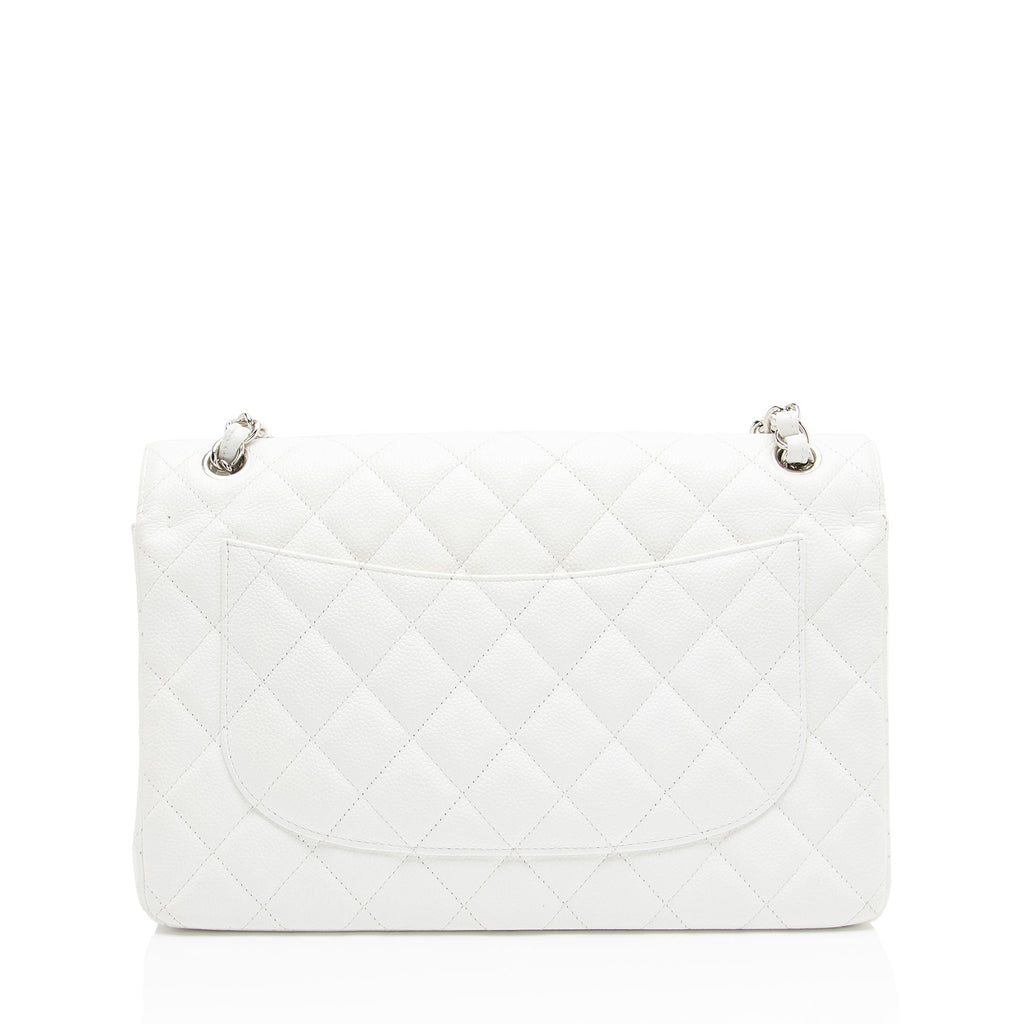 Chanel Caviar Leather Classic Jumbo Double Flap Bag