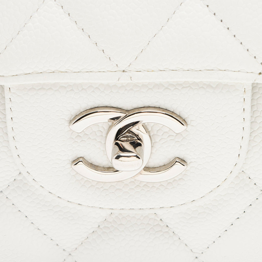 Chanel Caviar Leather Classic Jumbo Double Flap Bag