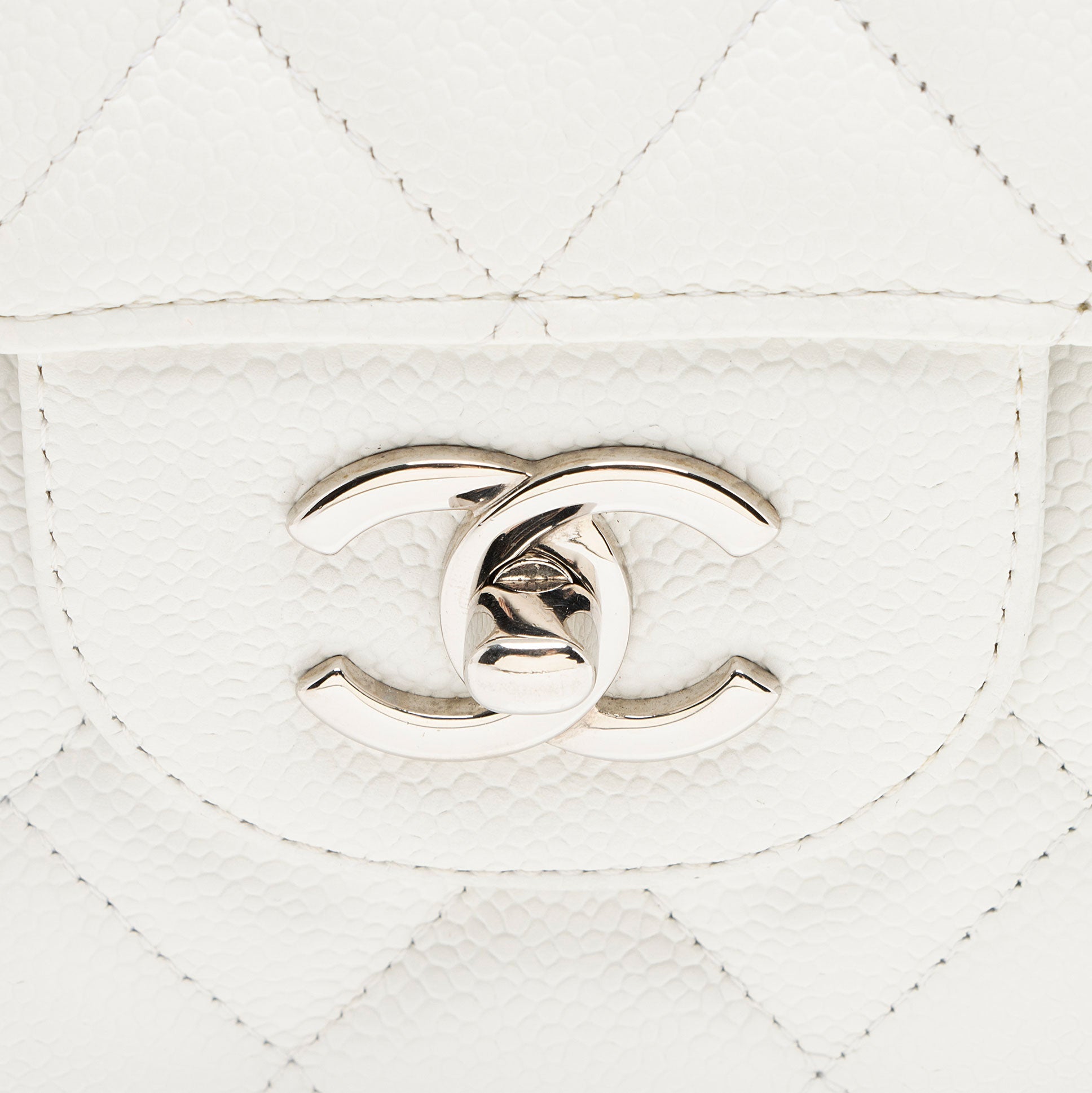 Chanel Caviar Leather Classic Jumbo Double Flap Bag