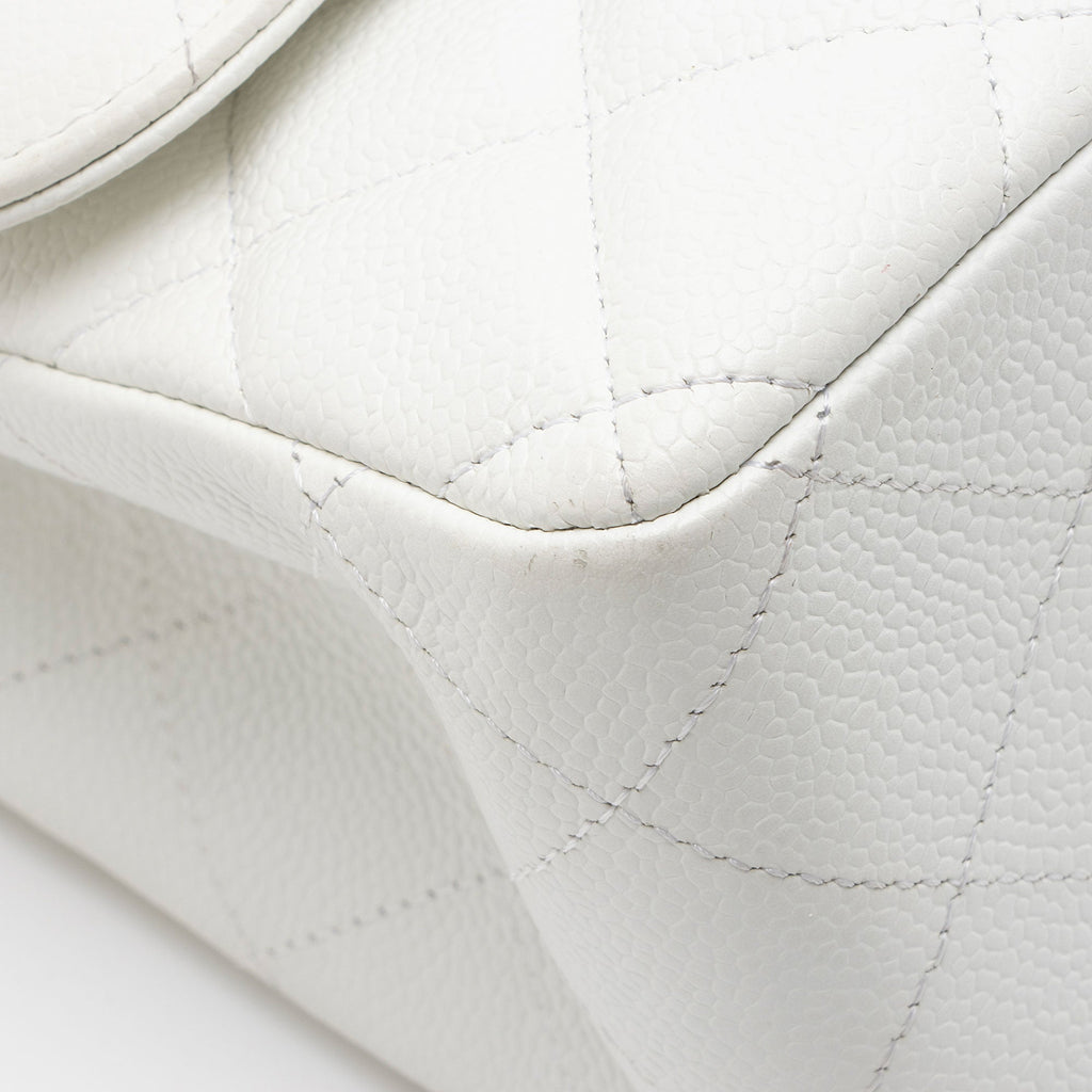 Chanel Caviar Leather Classic Jumbo Double Flap Bag