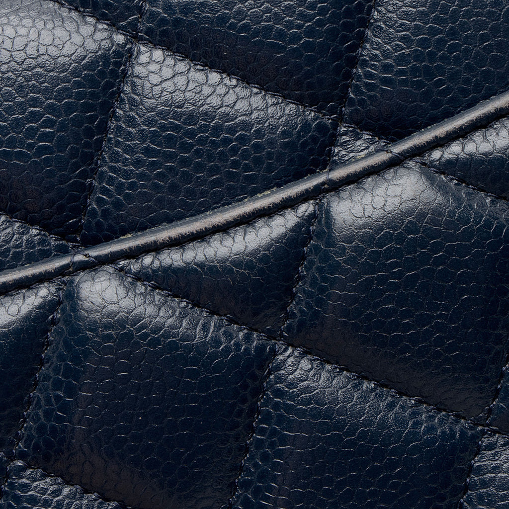 Chanel Caviar Leather Classic Jumbo Double Flap Bag