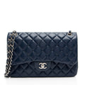 Chanel Caviar Leather Classic Jumbo Double Flap Bag