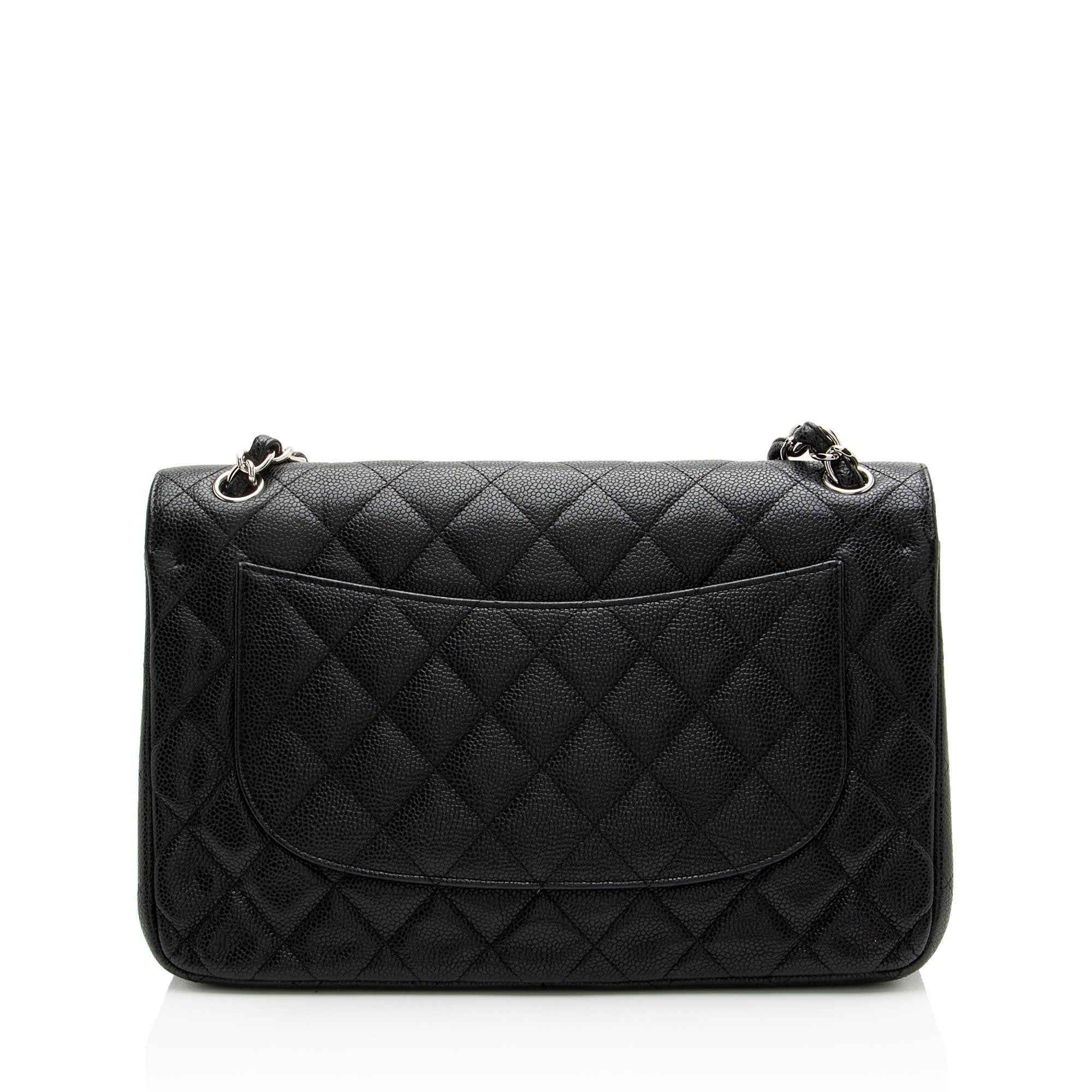 Chanel Caviar Leather Classic Jumbo Double Flap Bag