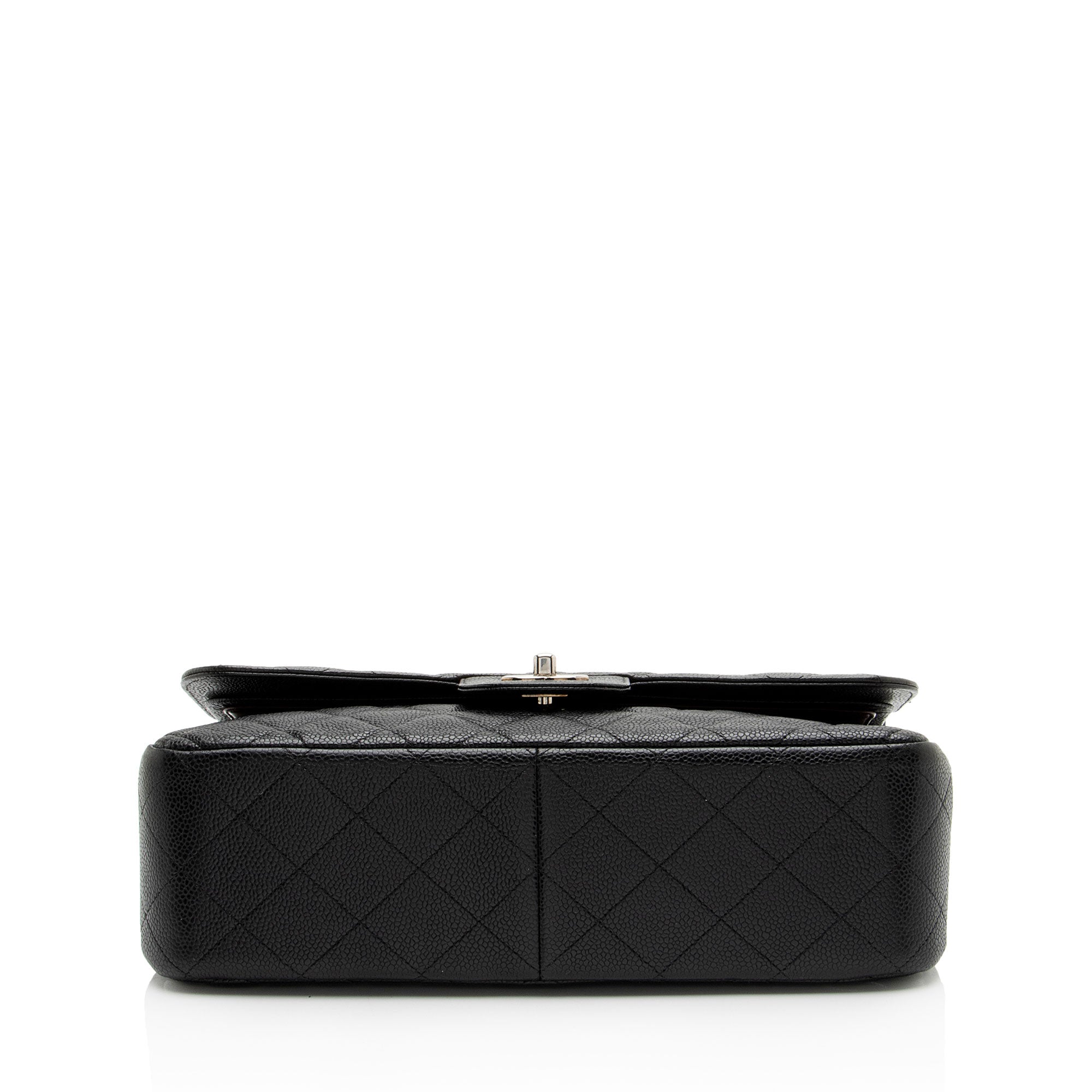 Chanel Caviar Leather Classic Jumbo Double Flap Bag