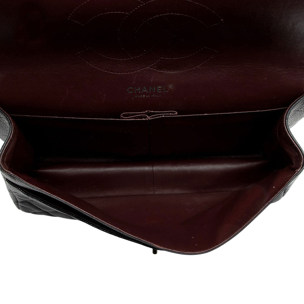 Chanel Caviar Leather Classic Jumbo Double Flap Bag