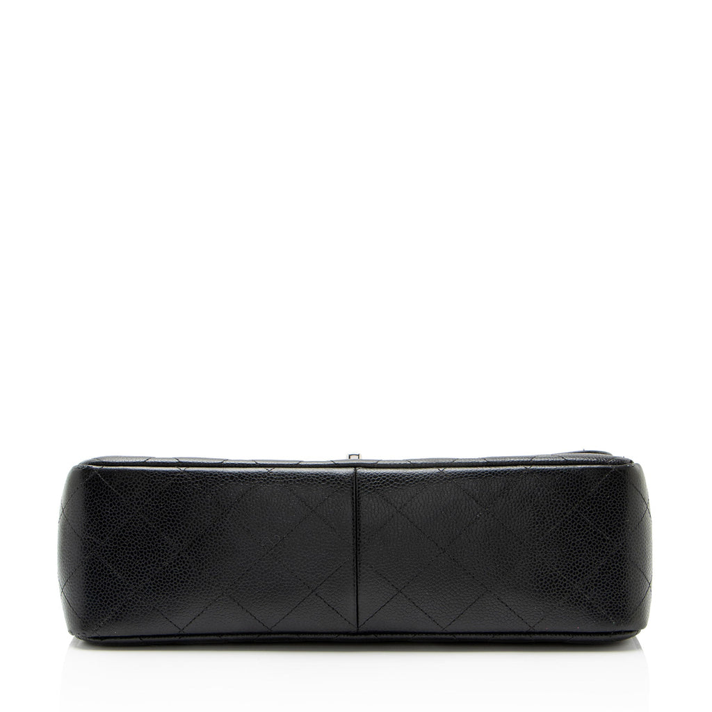 Chanel Caviar Leather Classic Jumbo Double Flap Bag