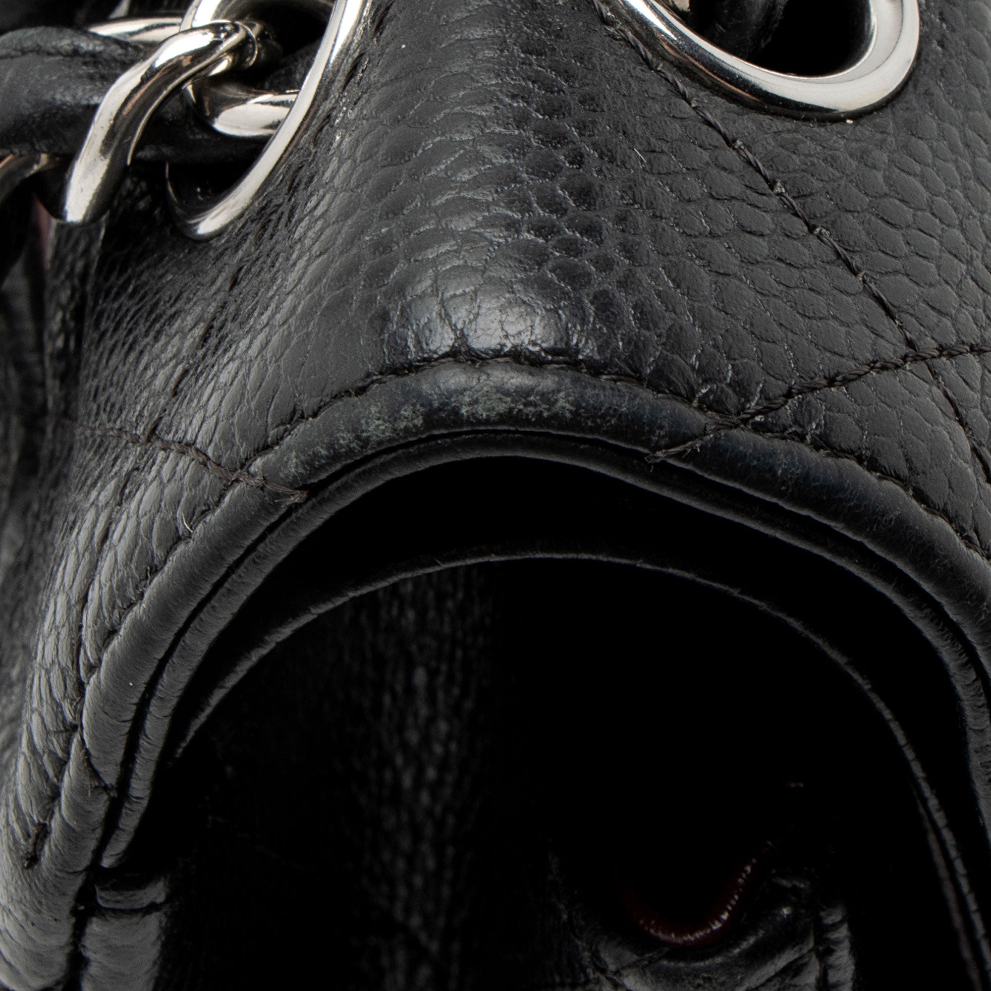 Chanel Caviar Leather Classic Jumbo Double Flap Bag