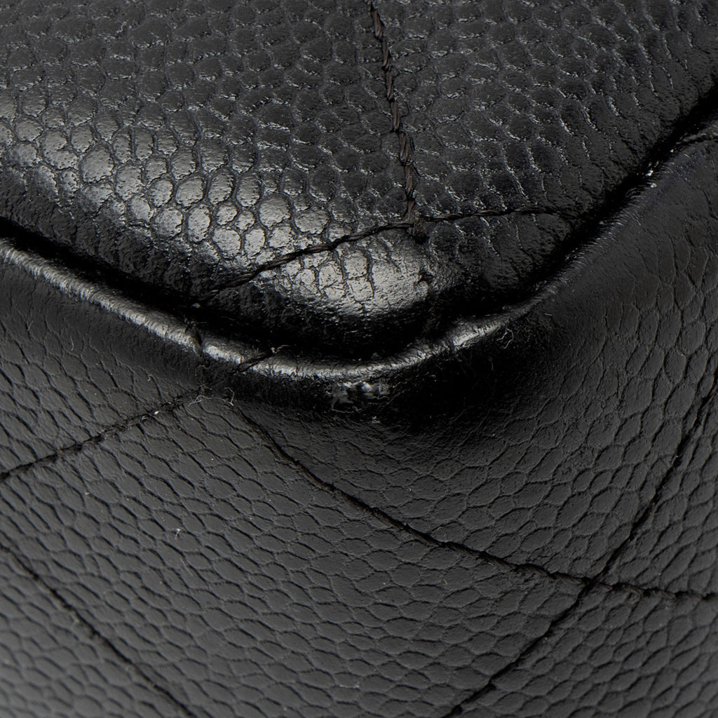 Chanel Caviar Leather Classic Jumbo Double Flap Bag