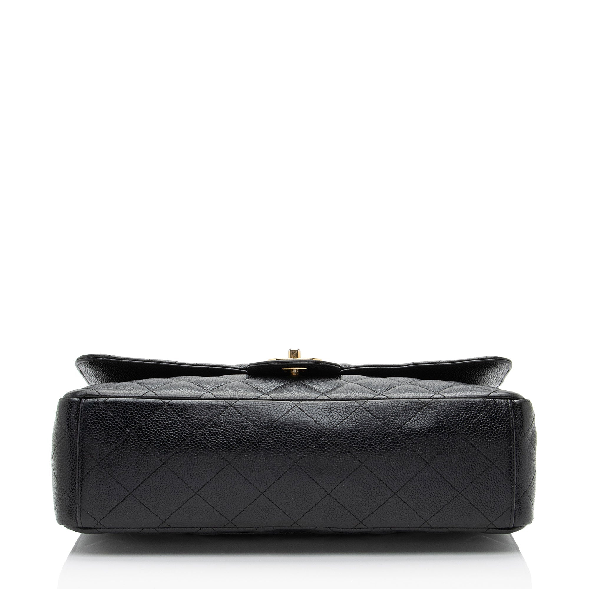 Chanel Caviar Leather Classic Maxi Double Flap Bag