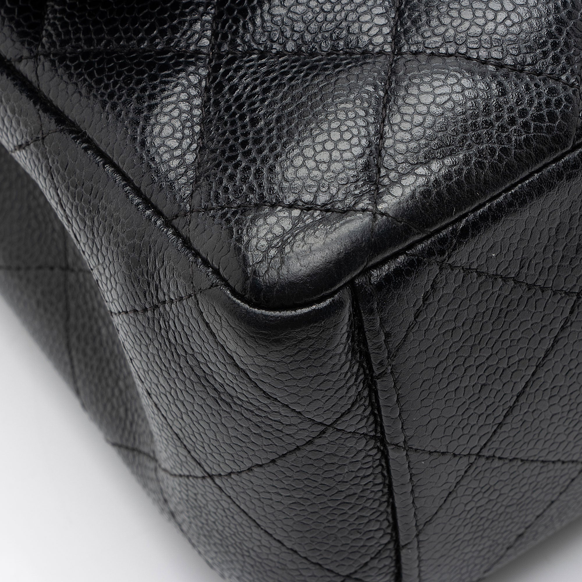 Chanel Caviar Leather Classic Maxi Double Flap Bag