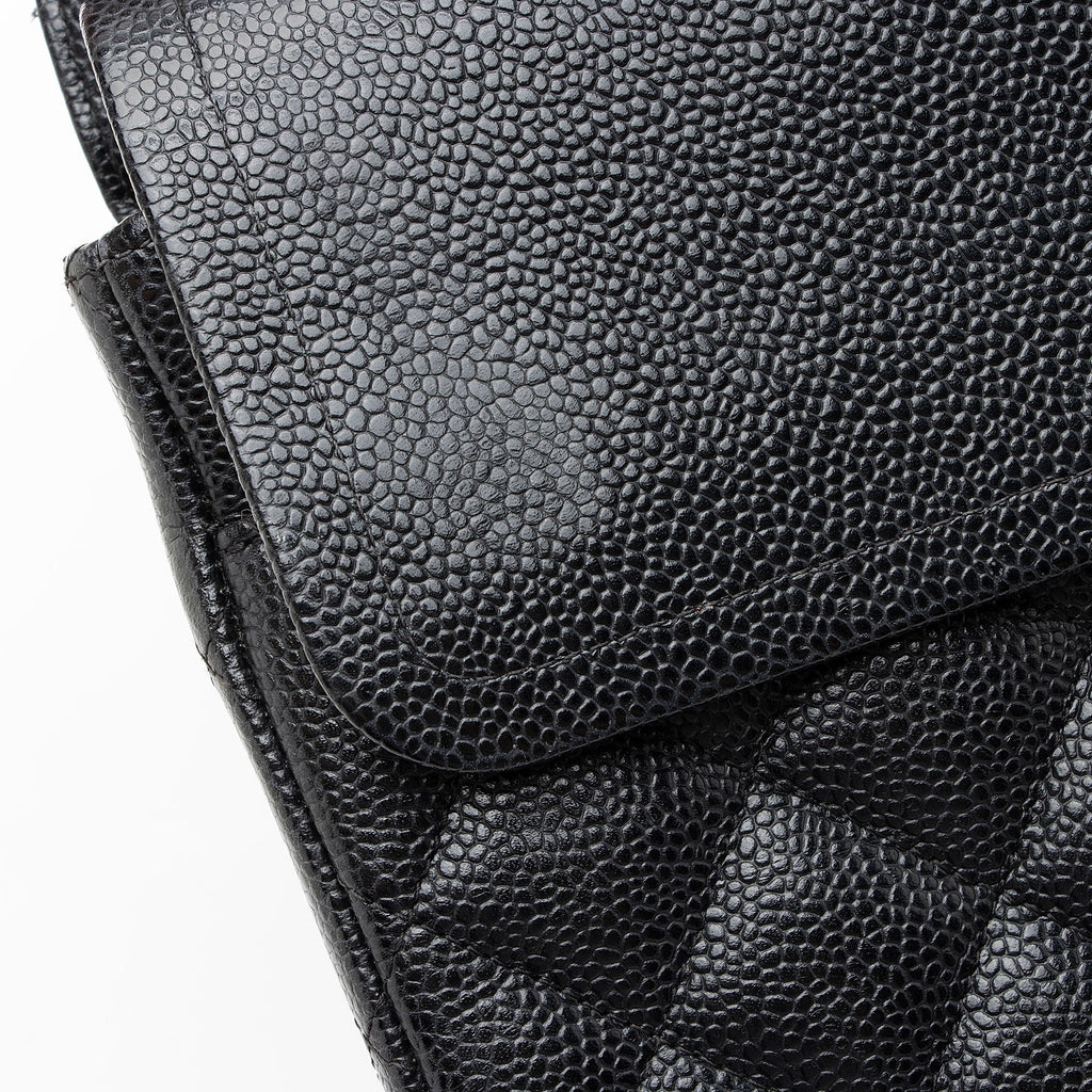 Chanel Caviar Leather Classic Maxi Double Flap Bag