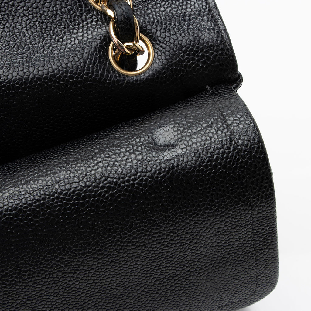 Chanel Caviar Leather Classic Maxi Double Flap Bag
