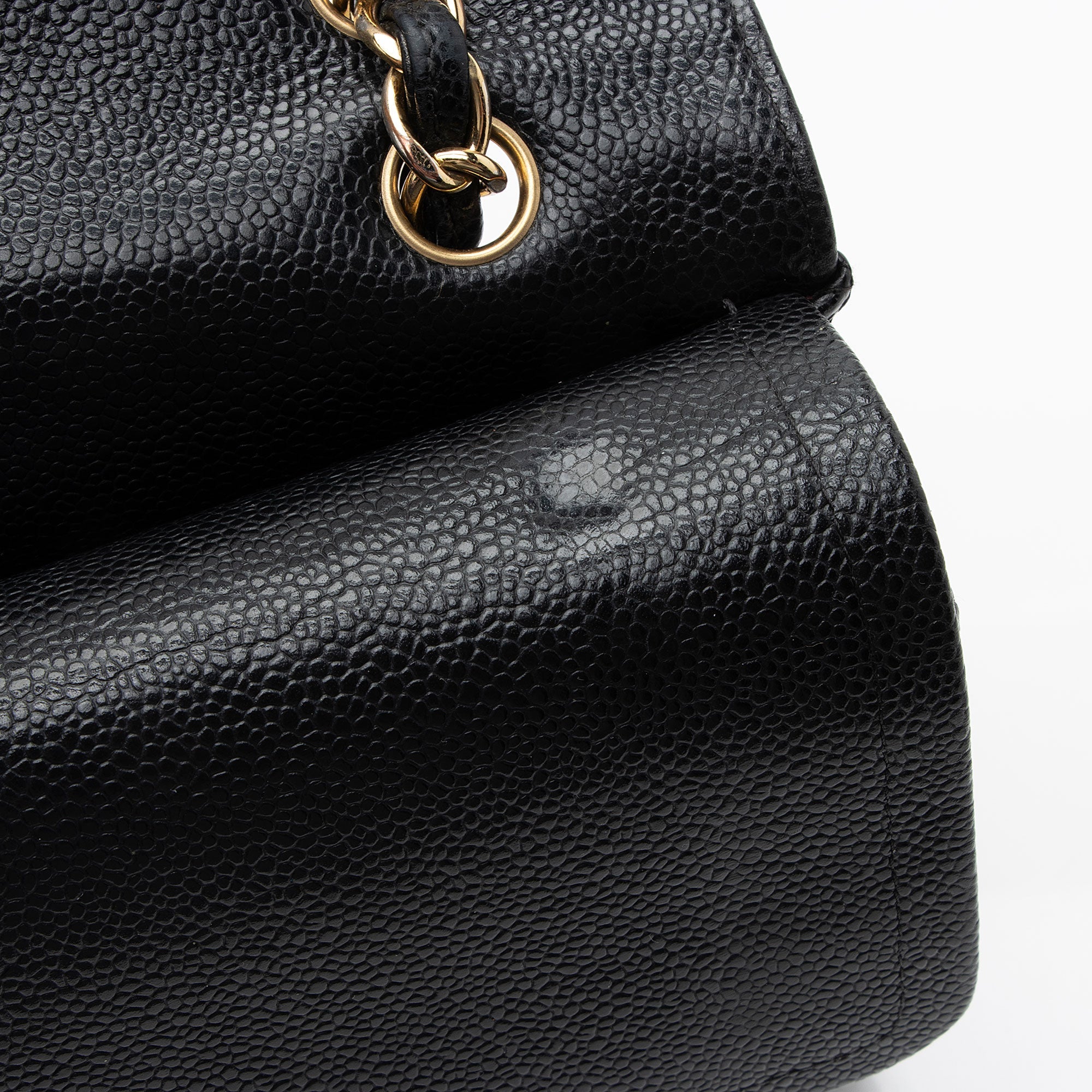 Chanel Caviar Leather Classic Maxi Double Flap Bag