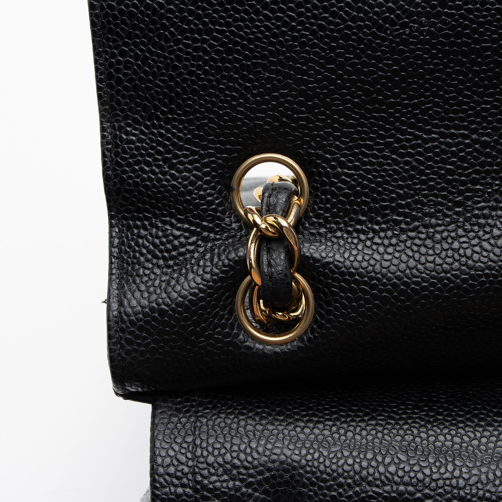 Chanel Caviar Leather Classic Maxi Double Flap Bag