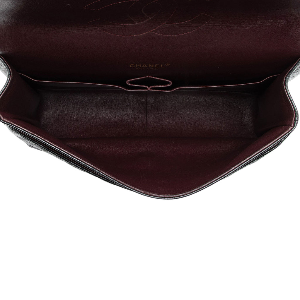 Chanel Caviar Leather Classic Maxi Double Flap Bag