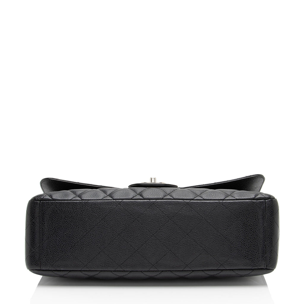 Chanel Caviar Leather Classic Maxi Single Flap Bag