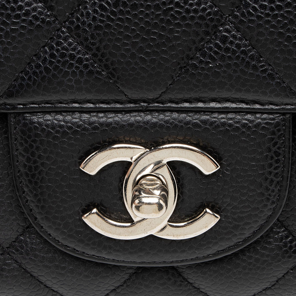 Chanel Caviar Leather Classic Maxi Single Flap Bag