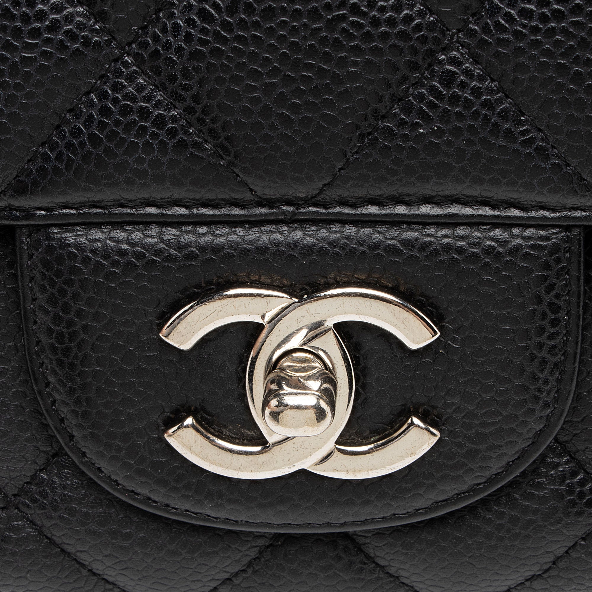 Chanel Caviar Leather Classic Maxi Single Flap Bag