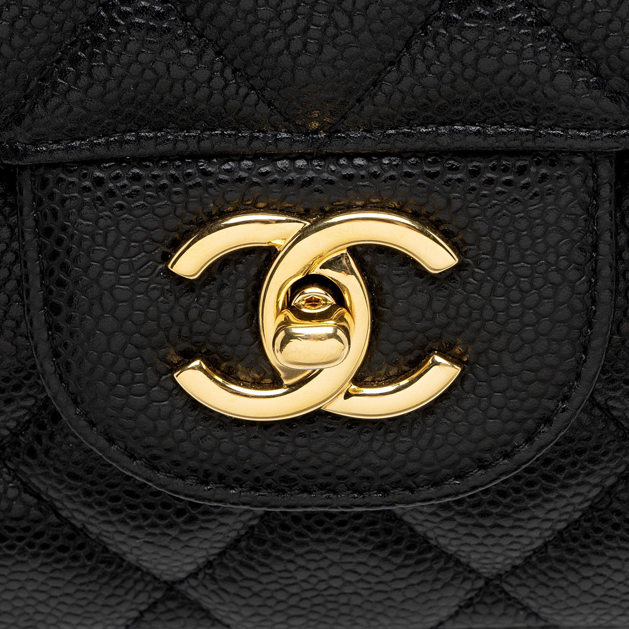 Chanel Caviar Leather Classic Maxi Single Flap Bag