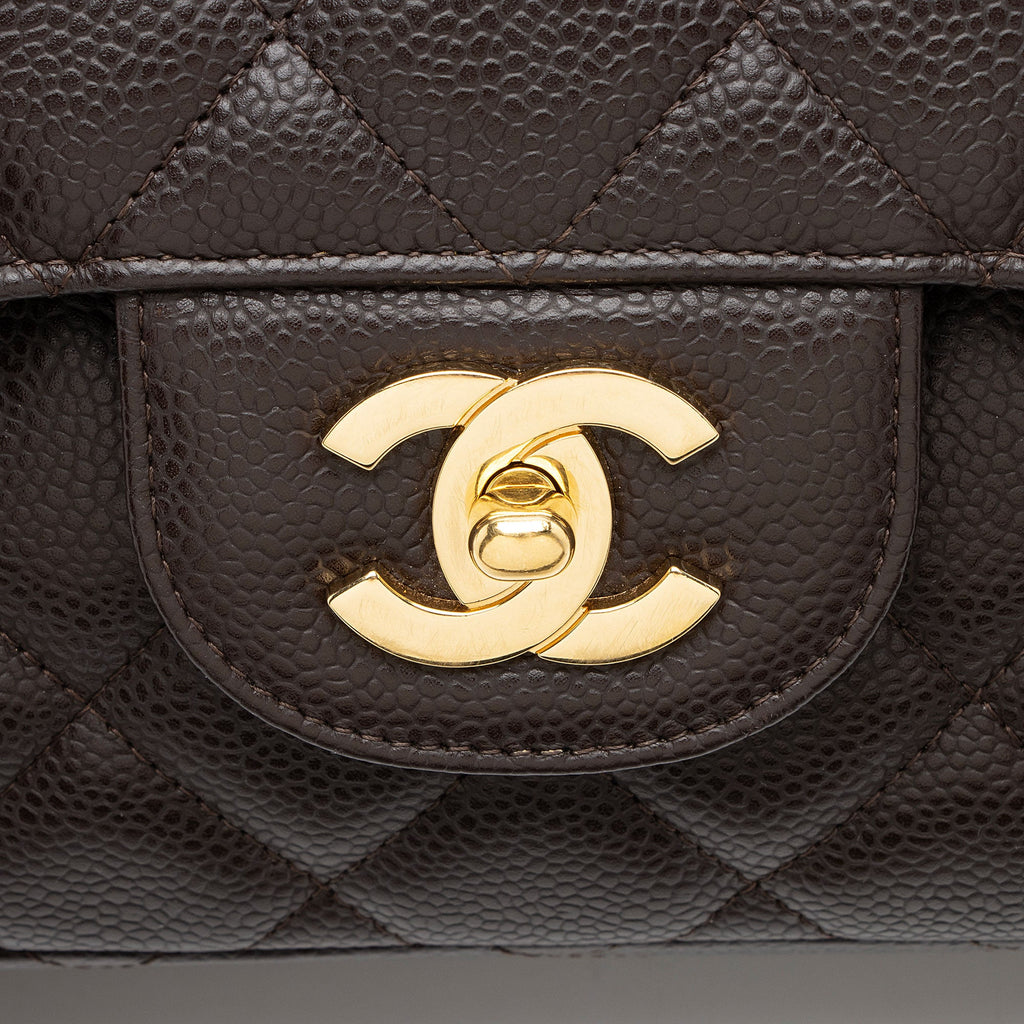 Chanel Caviar Leather Classic Maxi Single Flap Bag