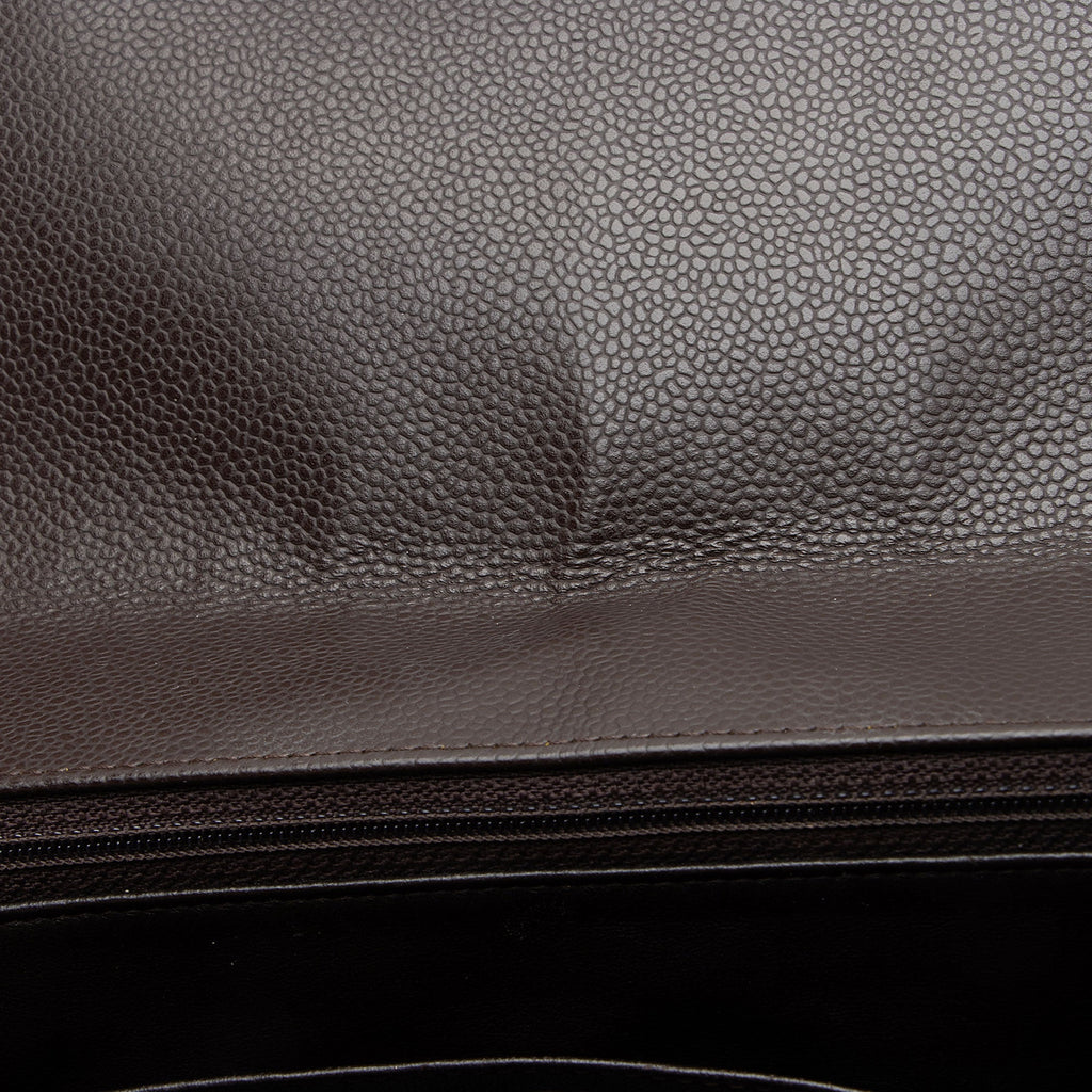 Chanel Caviar Leather Classic Maxi Single Flap Bag