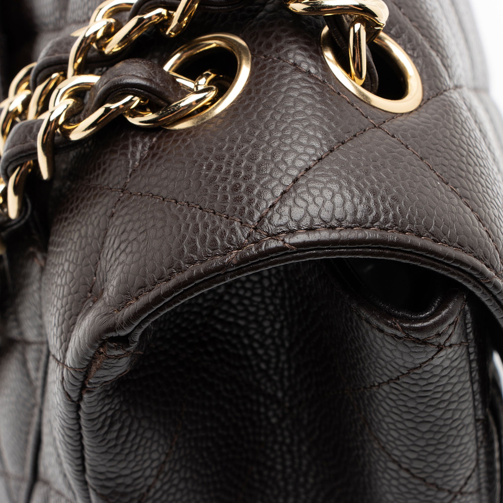 Chanel Caviar Leather Classic Maxi Single Flap Bag