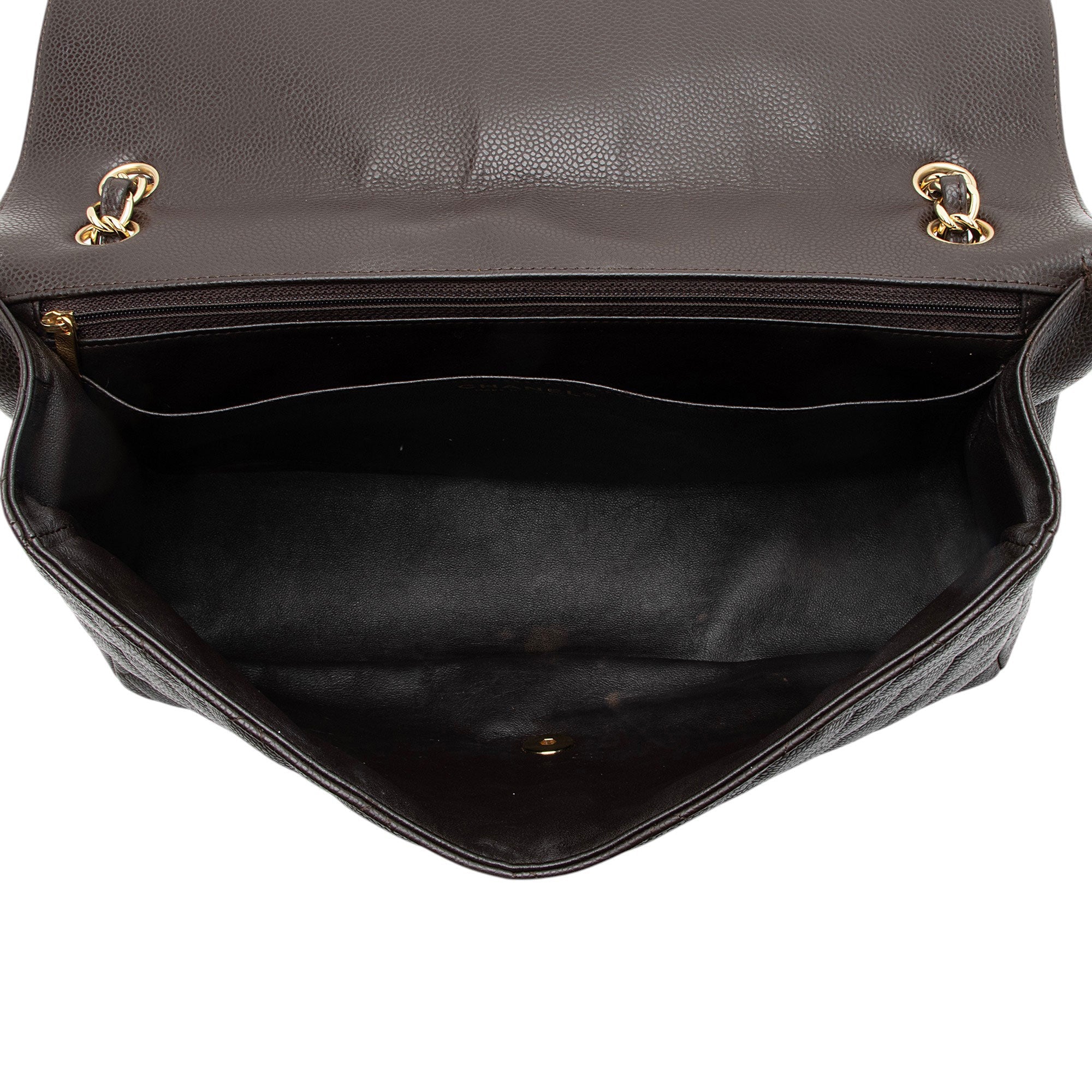 Chanel Caviar Leather Classic Maxi Single Flap Bag