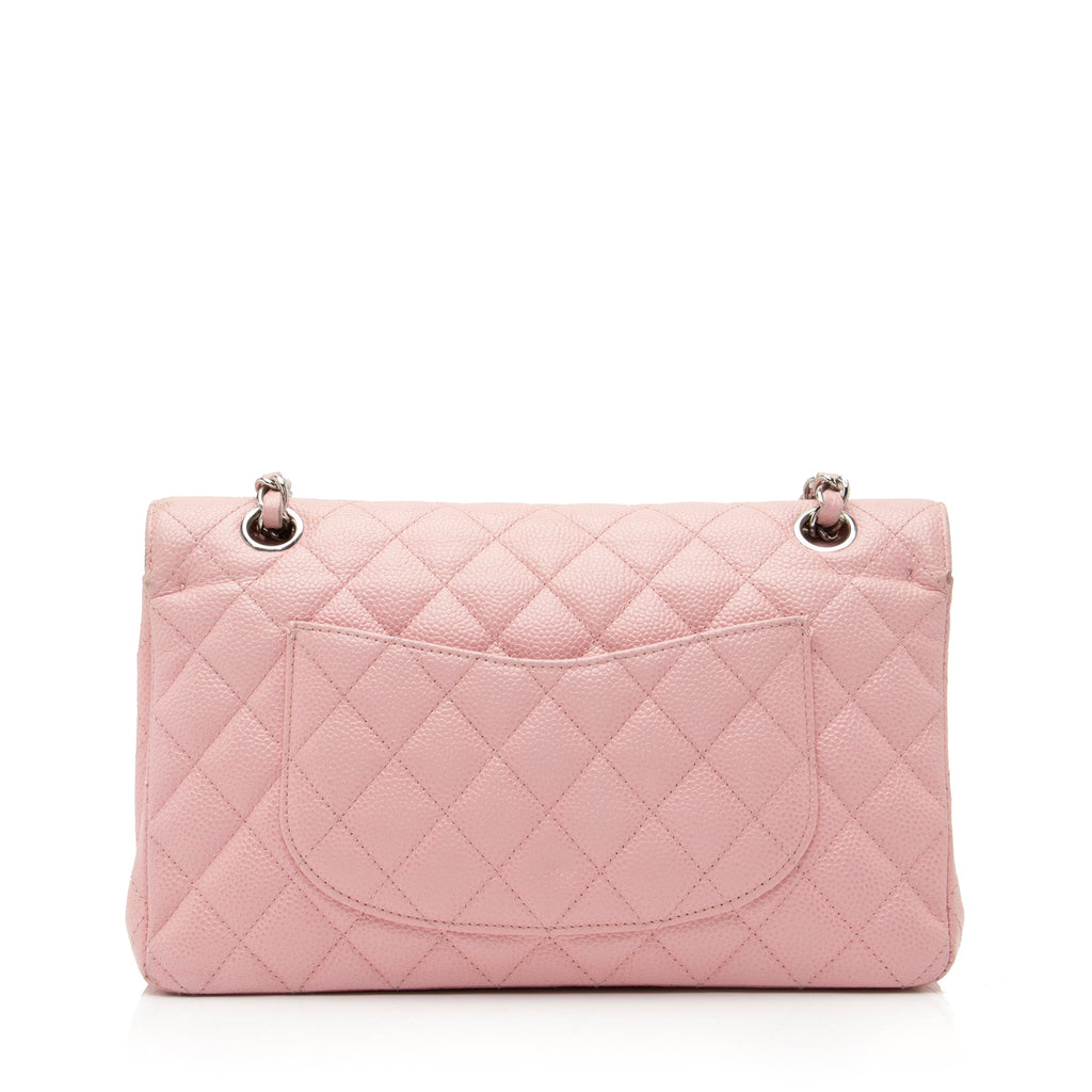 Chanel Caviar Leather Classic Medium Double Flap Bag (SHF-23513)