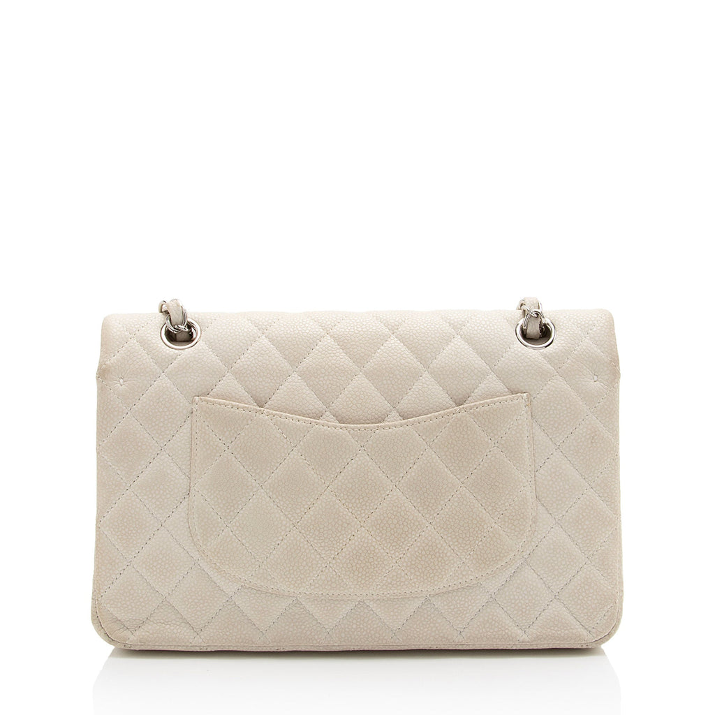 Chanel Caviar Leather Classic Medium Double Flap Bag