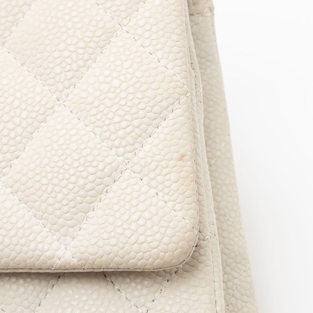 Chanel Caviar Leather Classic Medium Double Flap Bag