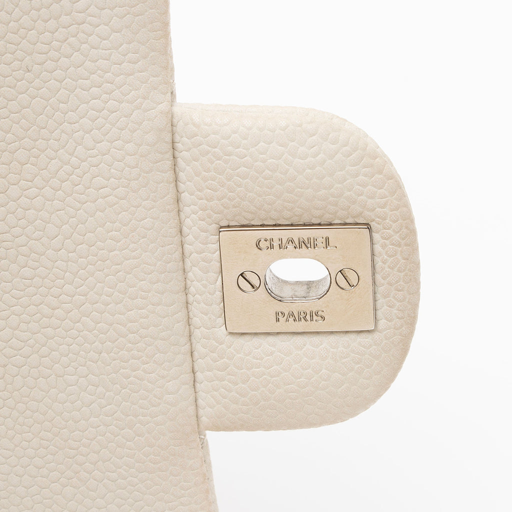 Chanel Caviar Leather Classic Medium Double Flap Bag