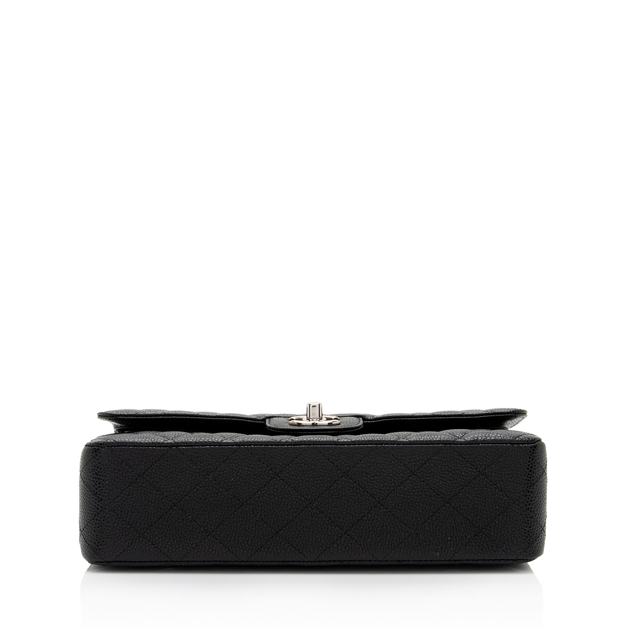 Chanel Caviar Leather Classic Medium Double Flap Bag (SHF-QtEapM)