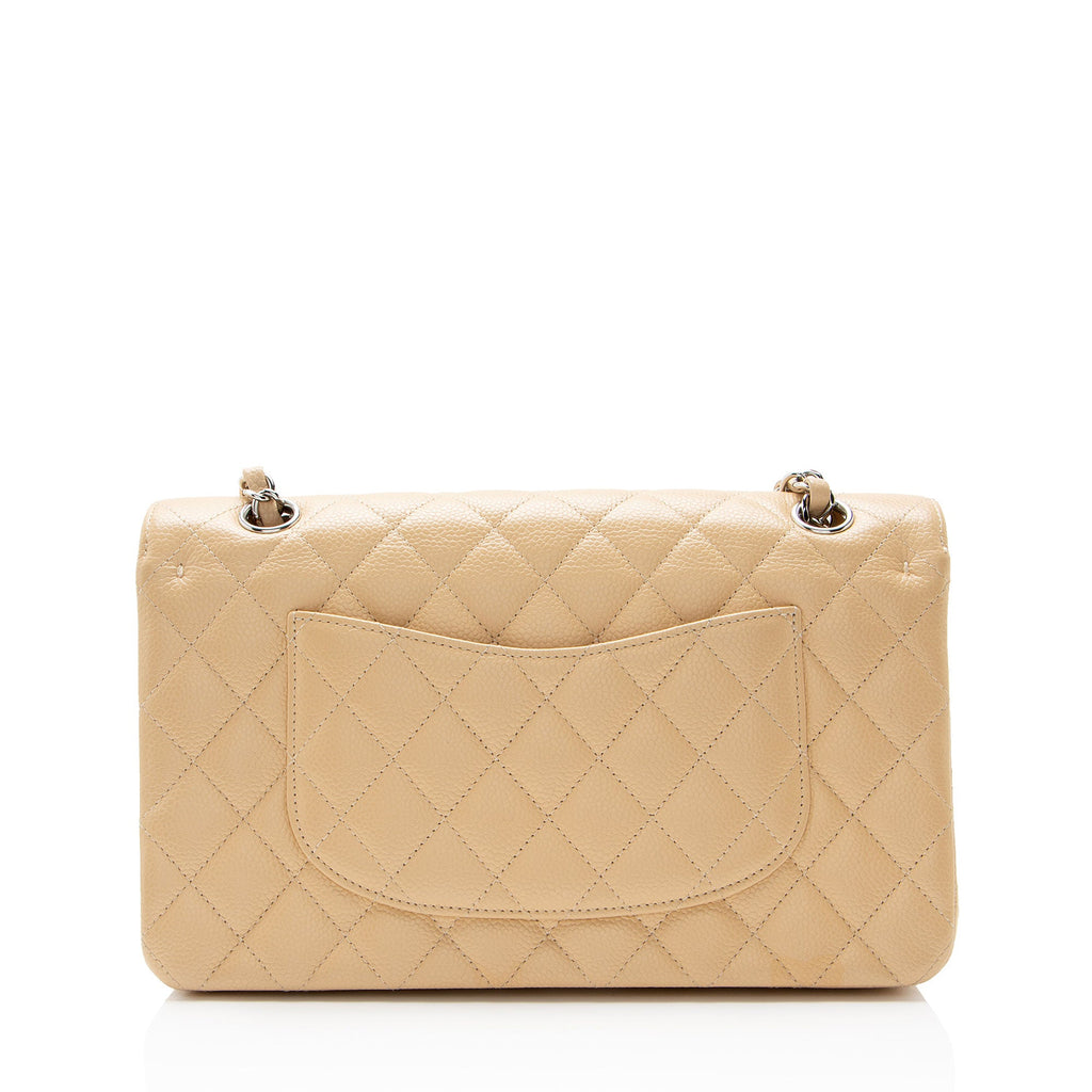 Chanel Caviar Leather Classic Medium Double Flap Bag