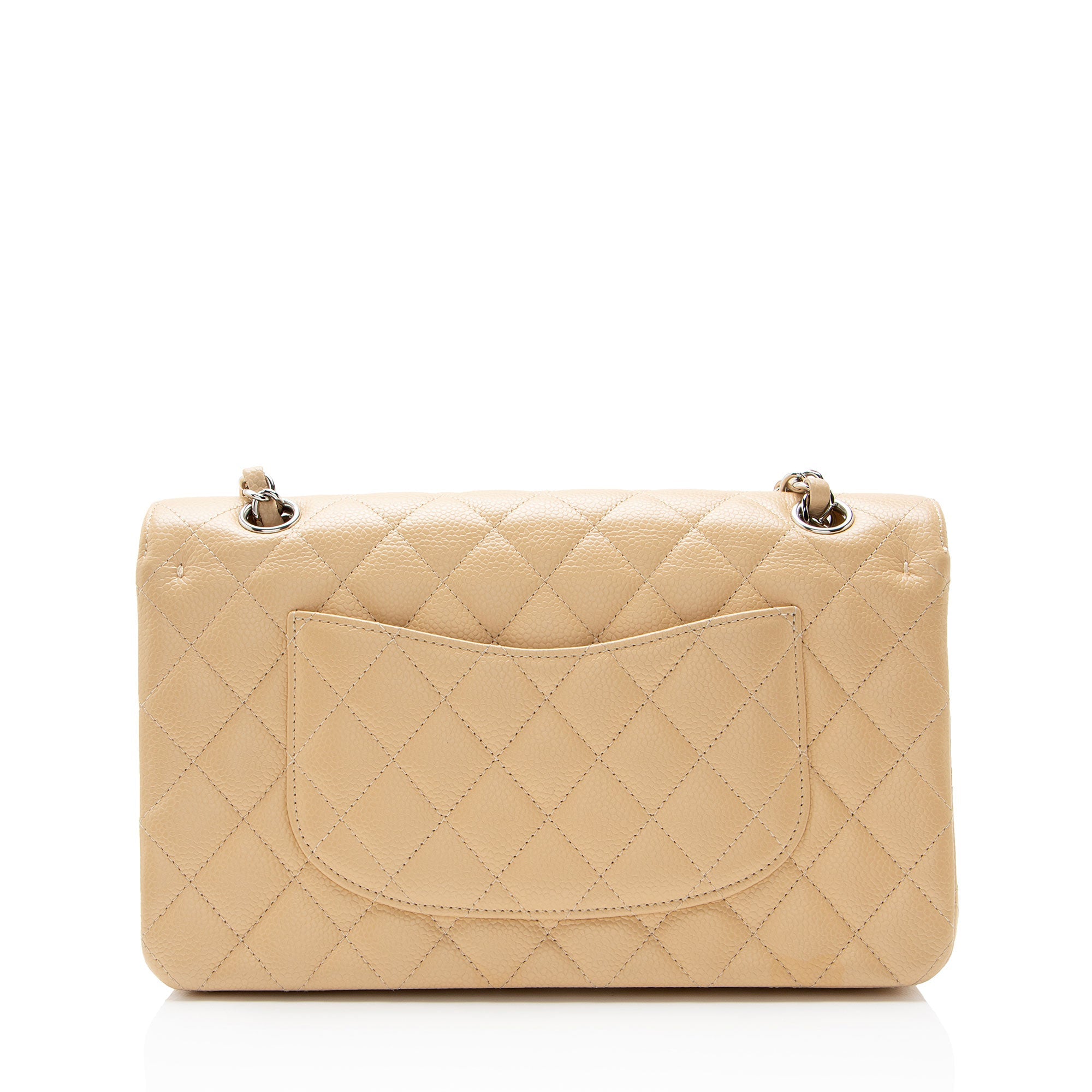 Chanel Caviar Leather Classic Medium Double Flap Bag