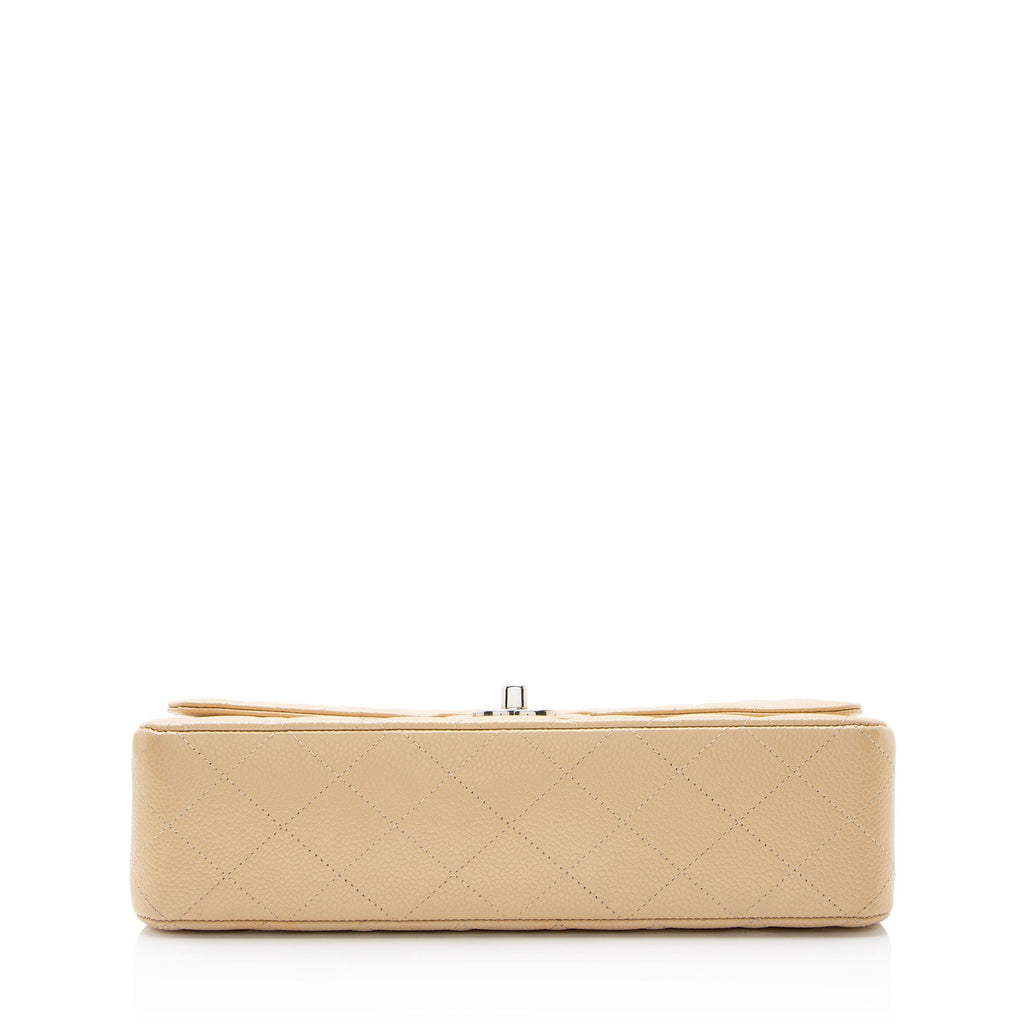 Chanel Caviar Leather Classic Medium Double Flap Bag