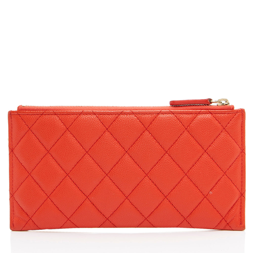 Chanel Caviar Leather Classic Pouch Wallet