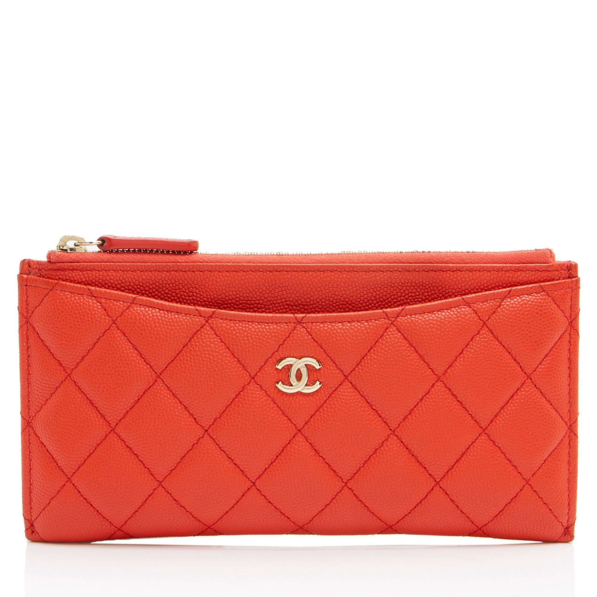Chanel Caviar Leather Classic Pouch Wallet