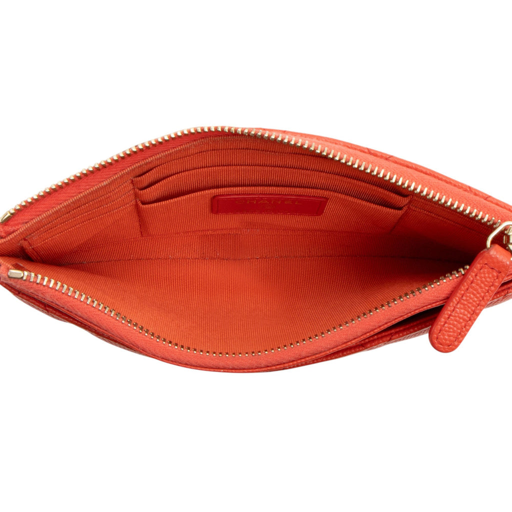Chanel Caviar Leather Classic Pouch Wallet