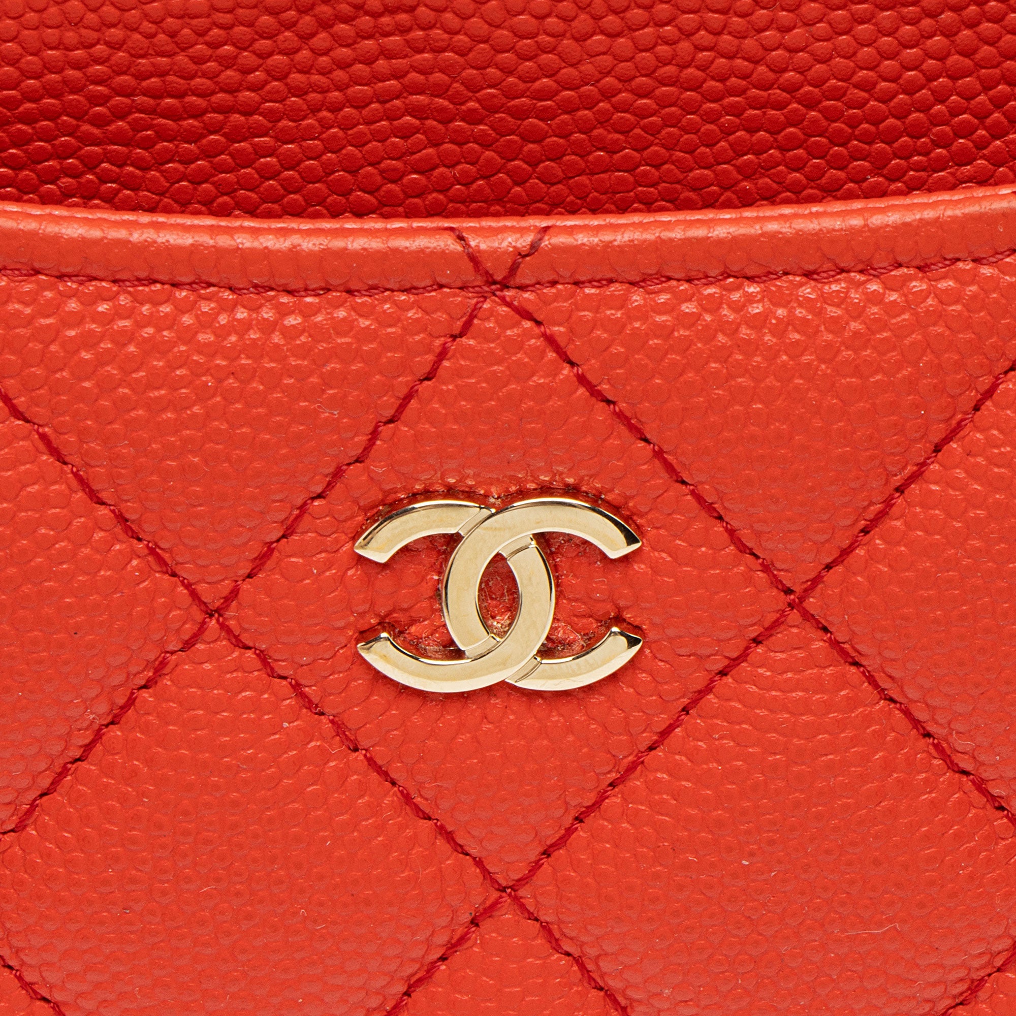 Chanel Caviar Leather Classic Pouch Wallet