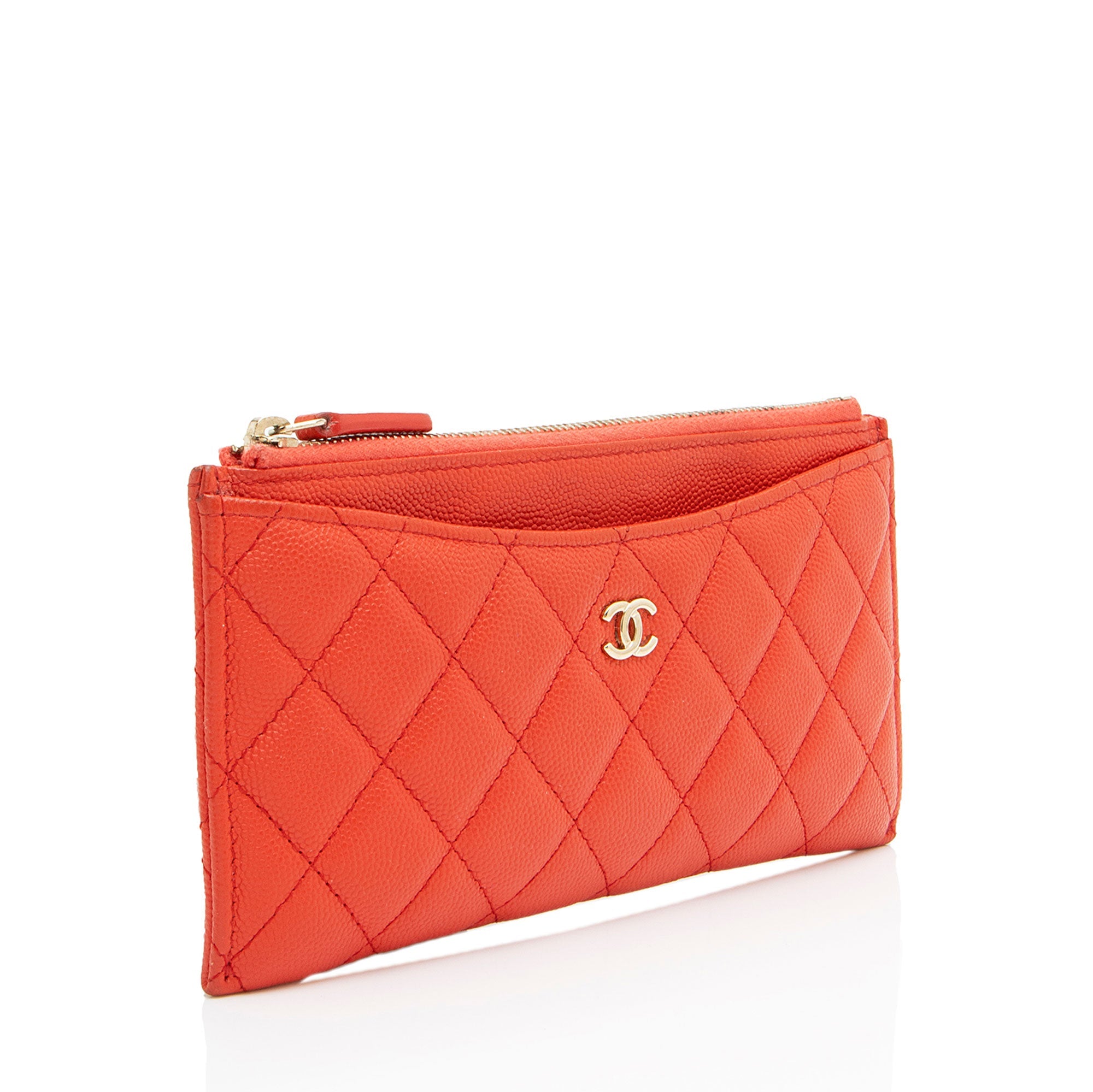 Chanel Caviar Leather Classic Pouch Wallet