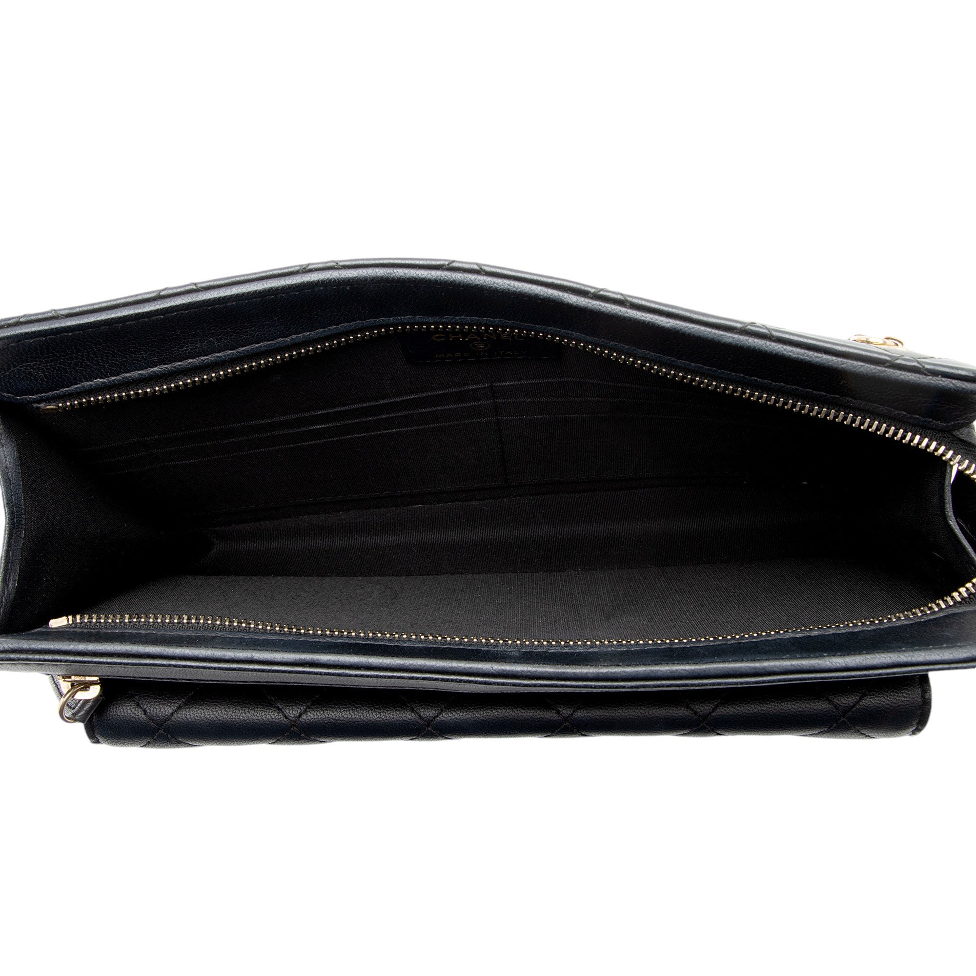 Chanel Caviar Leather Classic Trendy Pouch