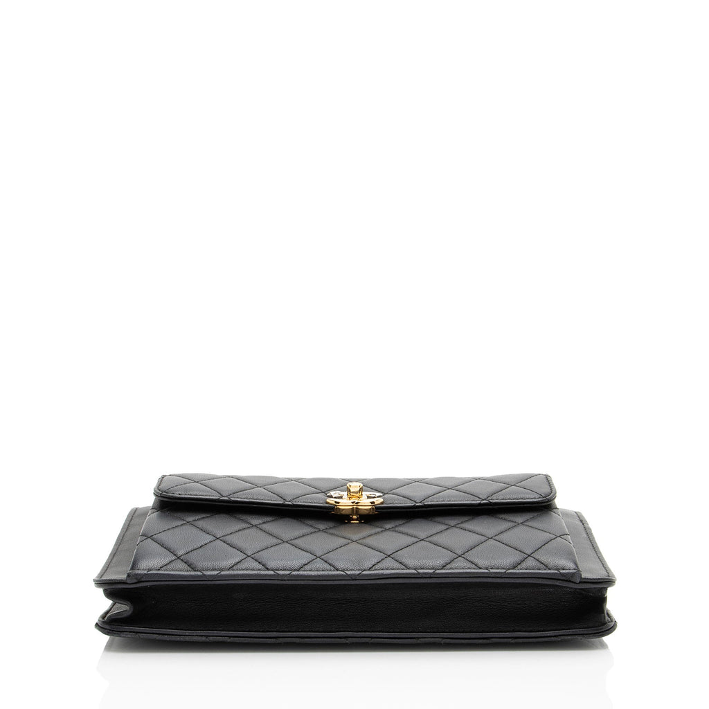 Chanel Caviar Leather Classic Trendy Pouch