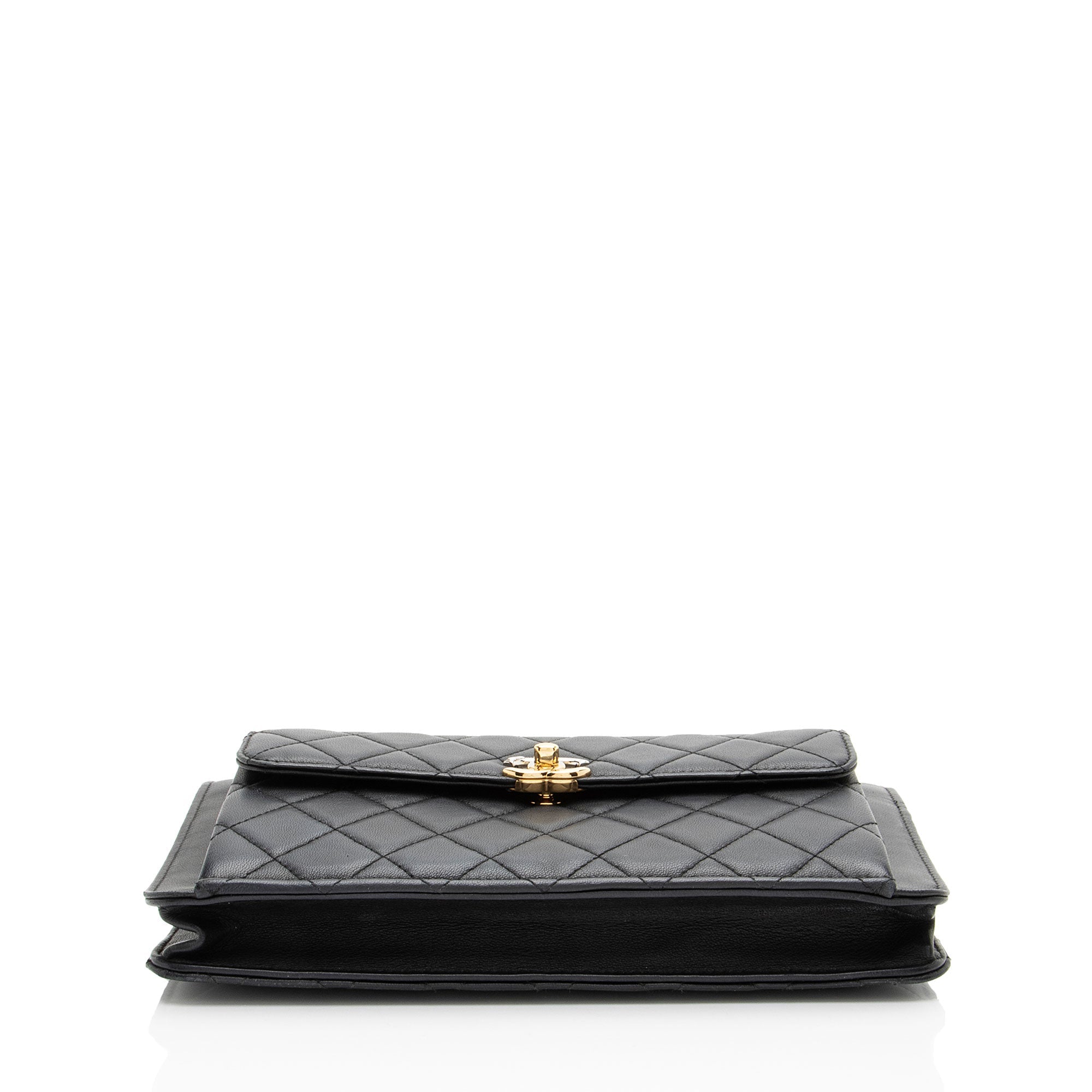 Chanel Caviar Leather Classic Trendy Pouch