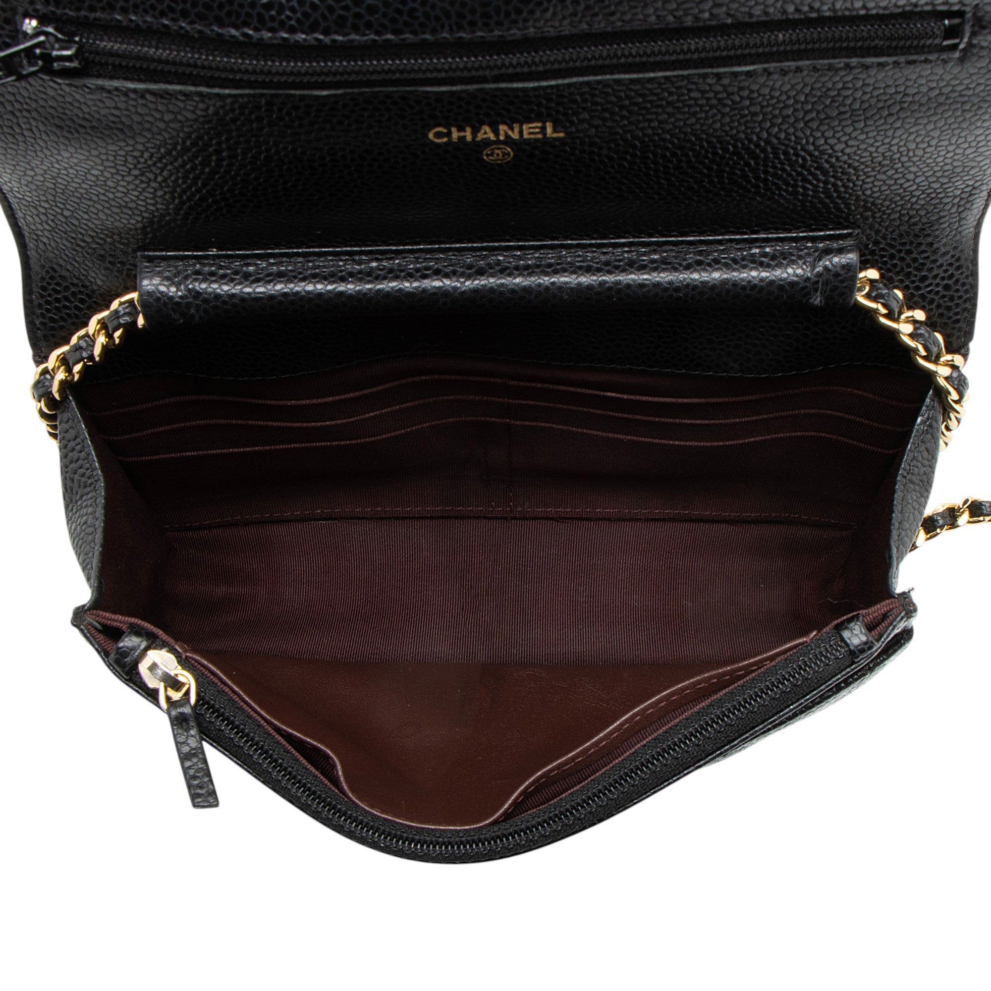 Chanel Caviar Leather Classic Wallet on Chain - FINAL SALE
