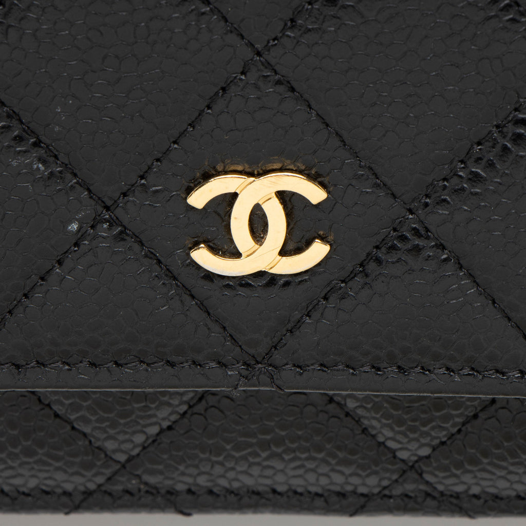 Chanel Caviar Leather Classic Wallet on Chain (SHF-MzxmjN)